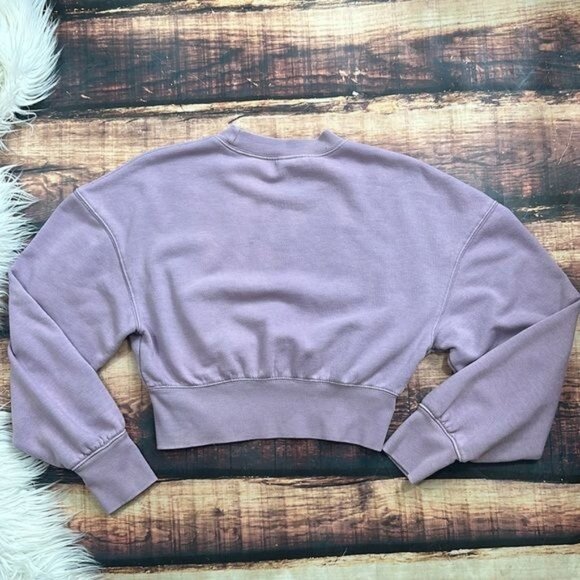 wild fable Purple Pullover Cropped - Picture 5 of 6
